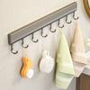 Wall Mounted Kitchen Storage Rack Aluminum Alloy Coat Hangers Quality Towel Hanger  Kitchen