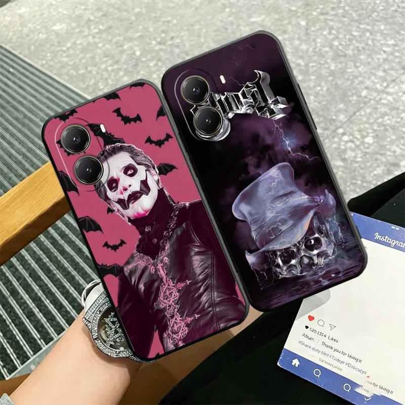 Мягкий чехол для телефона Ghost Papa Emeritus для Xiaomi Poco X5 X6 X7 X8 Pro Max X3 F7 F8 Ultra M8 M7 M6 M5 Redmi 15 15C 14C 13C 12C X4 F