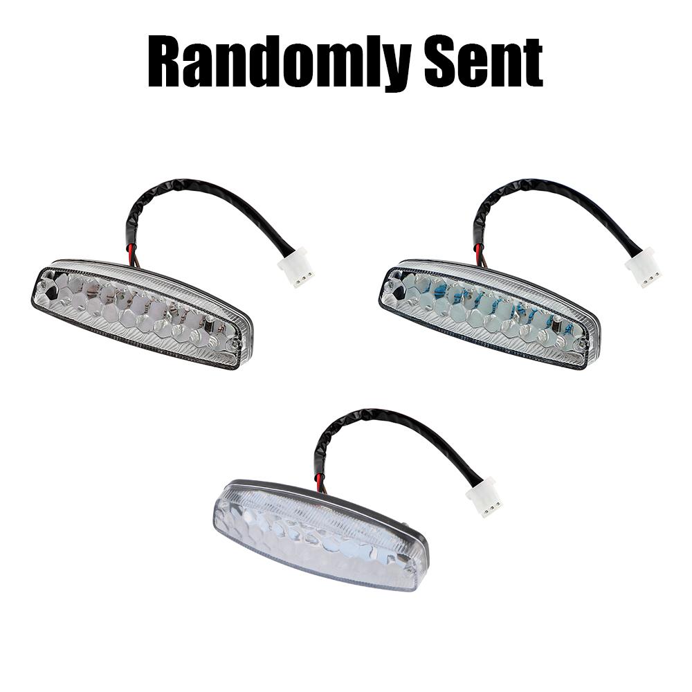 Красные светодиодные задние фонари Cafe Racer Мотоциклетное освещение для квадроцикла, карта, отправляется случайным образом Мотоциклетный задний стоп-сигнал, лампа-индикатор