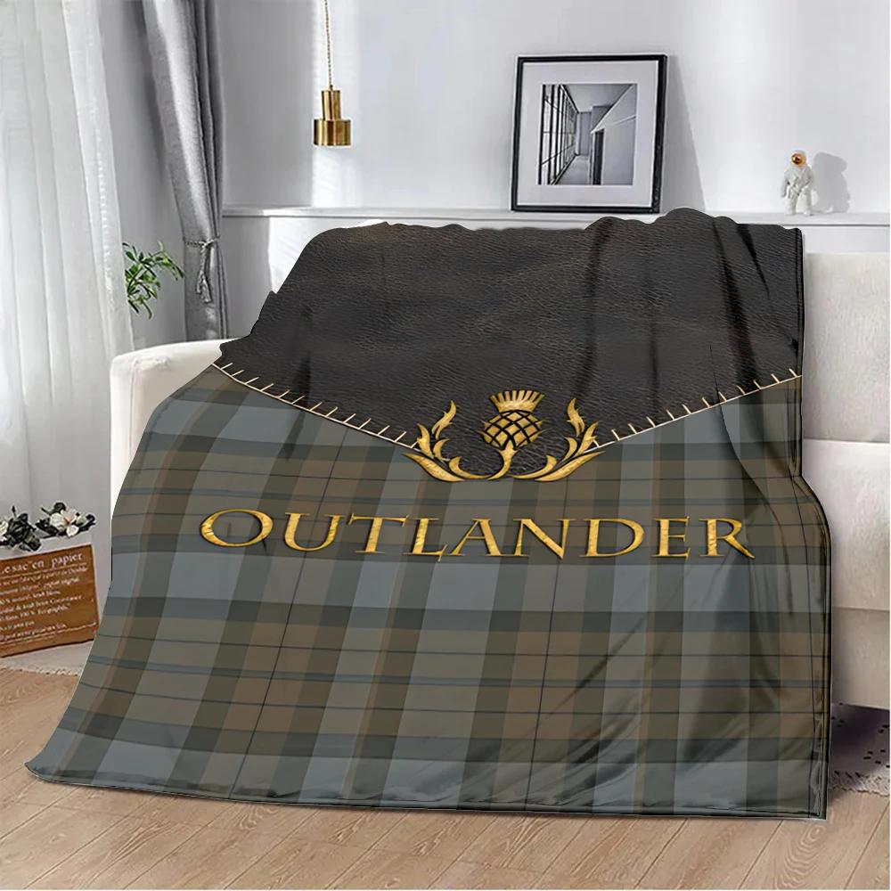 OUTLANDER TV Jamie Fraser Sassenach Dragonfly Printed Blanket Picnic Blanket Warm Soft and Comfortable Home Travel Birthday Gift