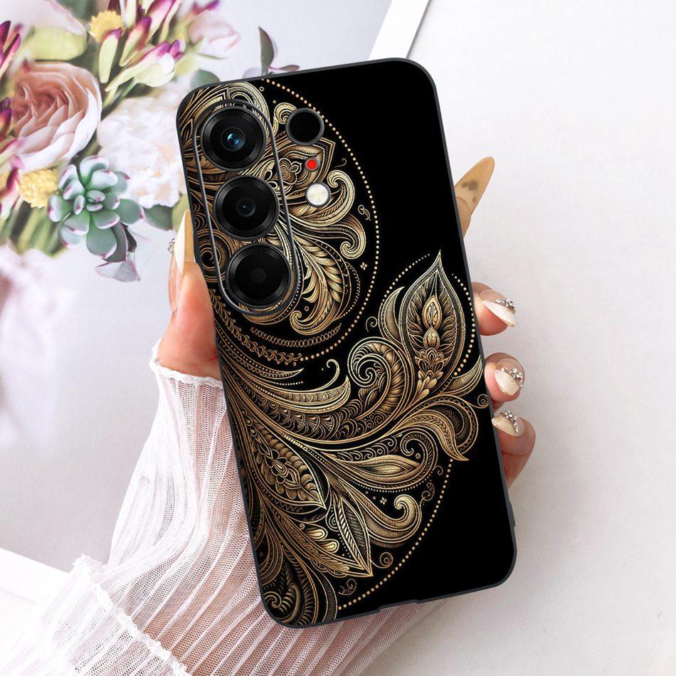 For Tecno Camon 50 4G CN5 Cool Dragon Tiger Pattern Phone Case For Tecno Camon50 4G Black Silicone Soft Covers Bumpers