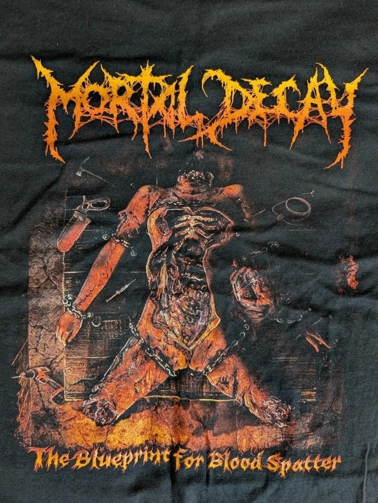 Mortal Decay черная хлопковая футболка размер S-5XL BL1629 Унисекс