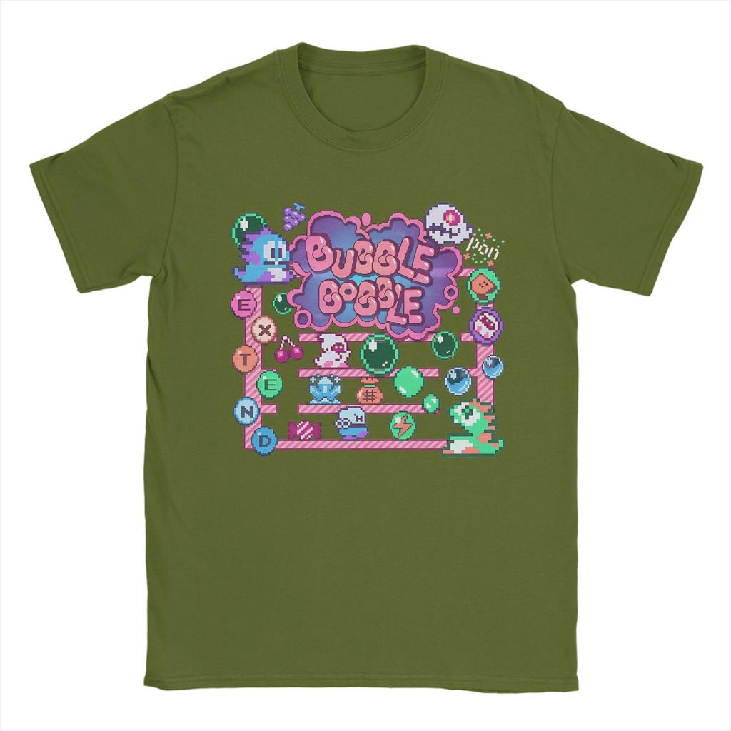 Футболки Bobble Bubble для унисекс Хлопок Прохладные футболки Круглый вырез Футболки с коротким рукавом Одежда Большие размеры