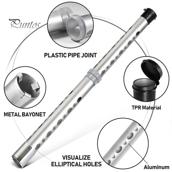 Съемный захват для мячей для гольфа, алюминиевый сплав, извлекатель мячей для гольфа, трубчатый захват для мячей, вмещает 21 мяч