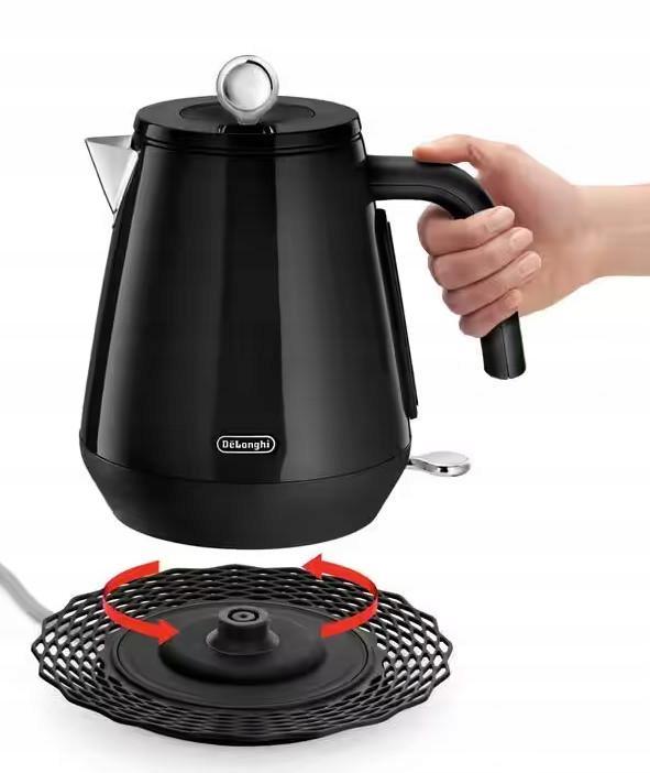 De'Longhi kby2001.bk electric kettle 1.7L Black