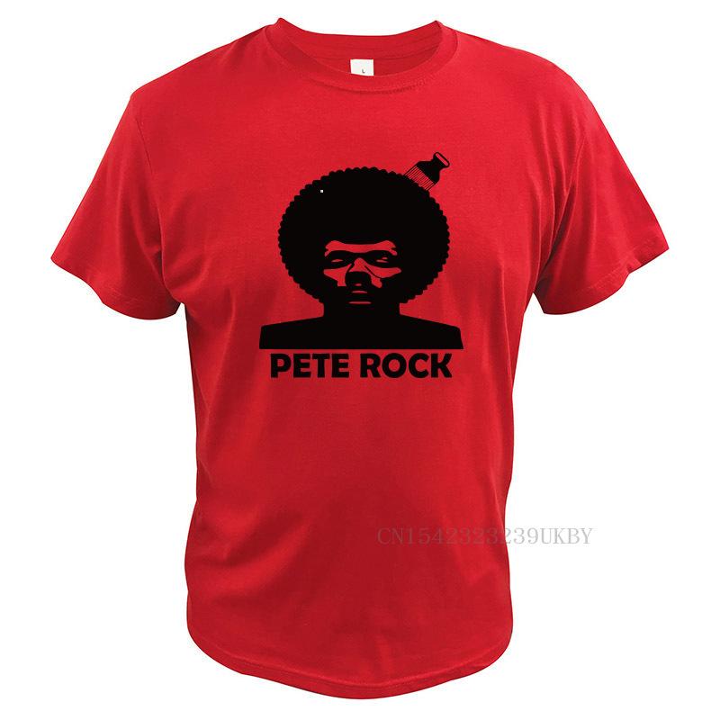 Pete Rock Afro T Shirt Dj Rapper Tshirt 100 Cotton Crew Neck Basic Tops