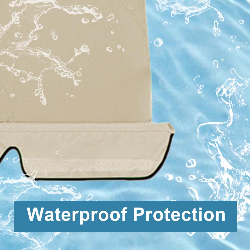 Сменный навес для садовых качелей, водонепроницаемая верхняя крышка для качелей, навес для крыльца, качели для патио, садовые качели на открытом воздухе