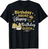 Birthday Squad Shoes Stepping With The Birthday Queen T-Shirt Tops Tee