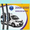 Дворники Для Renault Лепестки Kangoo Mk2 20082020 Переднее Стекло Очистка Стекла Лобовое Стекло Автозапчасти Автомобильные Щетки Дождевые 2422