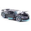 Maisto 1/24 Scale Bugatti Chiron Divo Grey (Limited Edition, Engine Compartment Open Version) / Diecast Model Car, Finished Model, 31526 GY(CN)