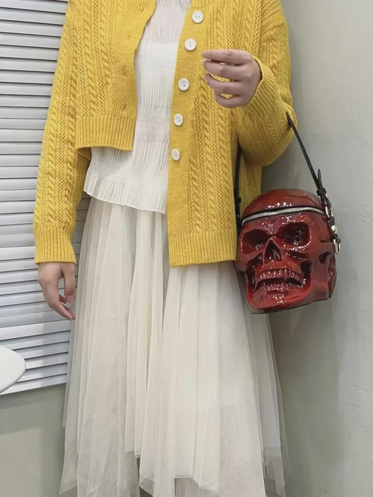 2024 Halloween Skull Handbag: European & American Design, Shoulder & Messenger Styles