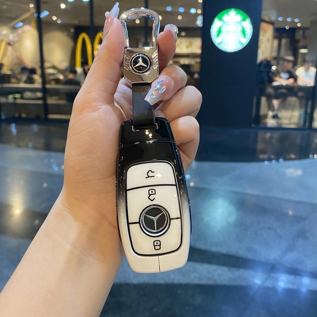 RPO5 Чехол для ключа автомобиля Сумка для ключей Для Mercedes Benz Класса A C E S W221 W177 W205 W213 Автомобильный стайлинг Держатель Оболочка