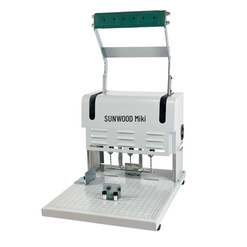 Электрическая машина для переплета на 3 отверстия SUNWOOD SZ9003, штекер CN (адаптер в комплекте)