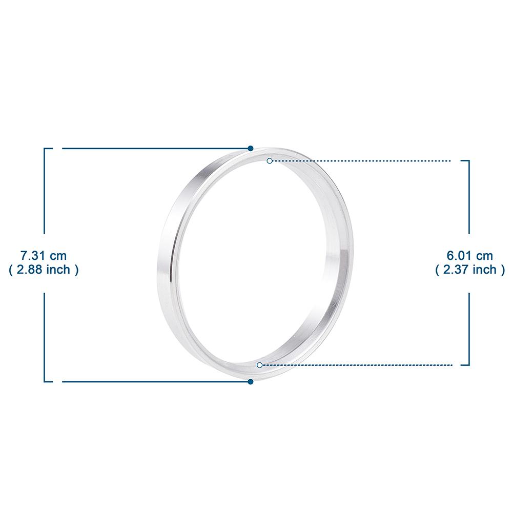 4 шт. Проставка для центрального отверстия колеса автомобиля, кольцо, подходящее для центрального отверстия вашего автомобиля 73,1/54,1 73,1/56,1 до 73,1-66,6, множество размеров для вариантов