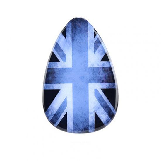 Автомобильная эпоксидная наклейка 3D Union Jack Dashboard AC Vent Outlet Decal для Mini Cooper S Clubman F54 F55 F56 Interior