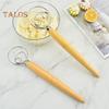 Danish Dough Whisk with Oak Handle Stainless Steel Flour Mixer Eggs Cream Mixing Rods Flour Cake Stirrer Kitchen Baking