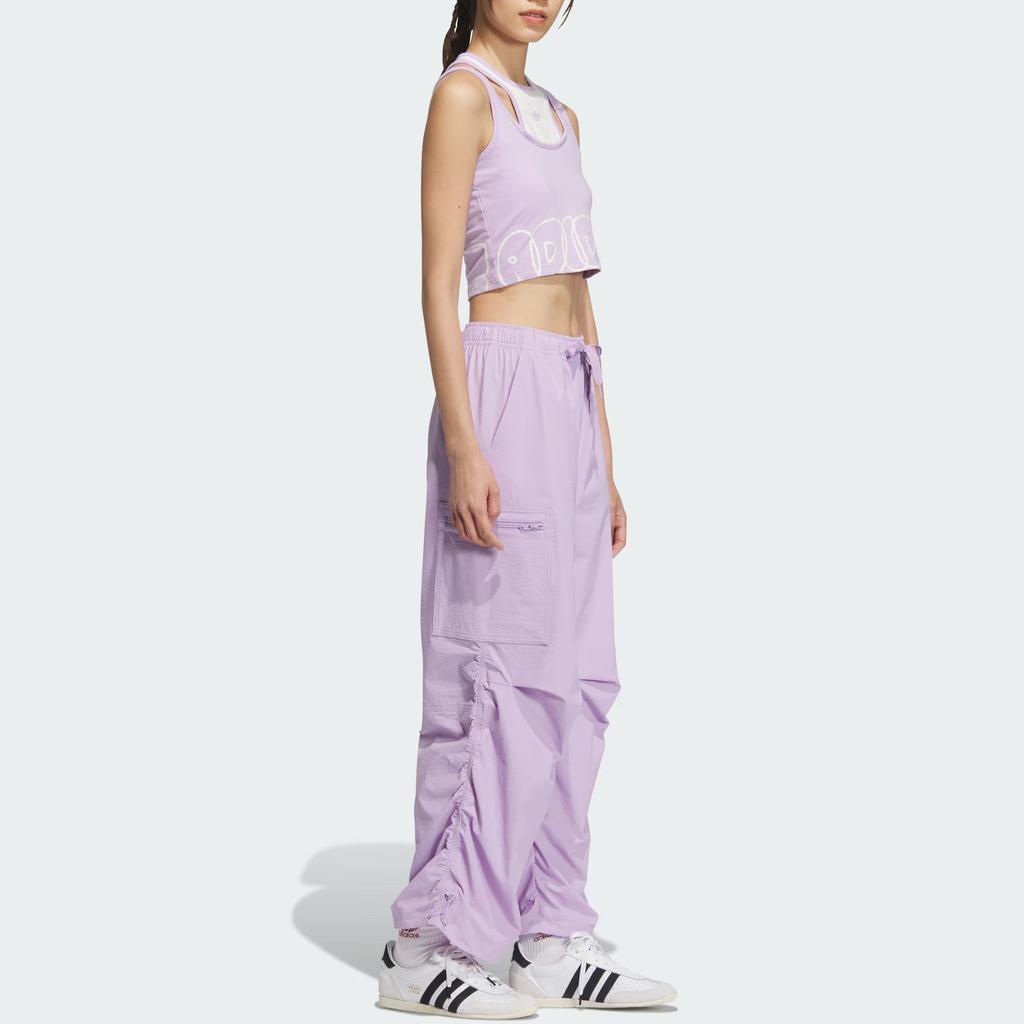 adidas Оригиналы CITY SKATETop TANK Спортивные майки Женские Розовый Фиолетовый/Розовый Белый JN1677
