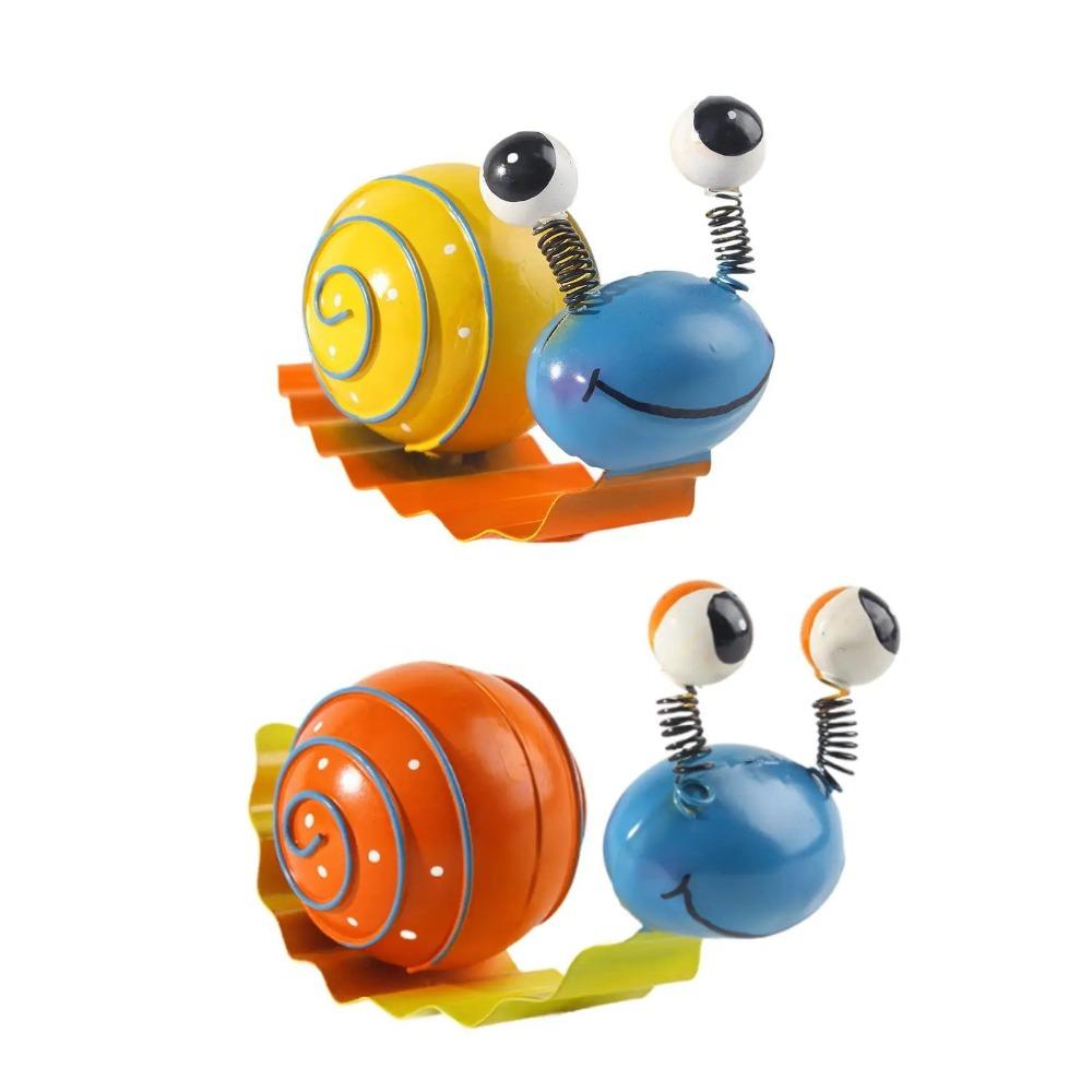 Подвесное украшение Железное искусство Улитка Металлические изделия Раскрашенная улитка Милая улитка Садовый декор Искусство для двора