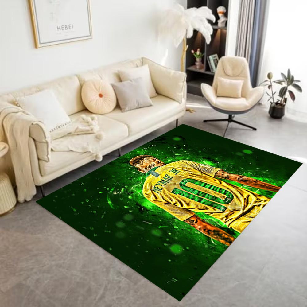 Neymar Jr. Soccer Legend Floor Mat Perfect for Decorate room Bedrooms Entryway Kitchen Anti-slip Rug Decorate Offices
