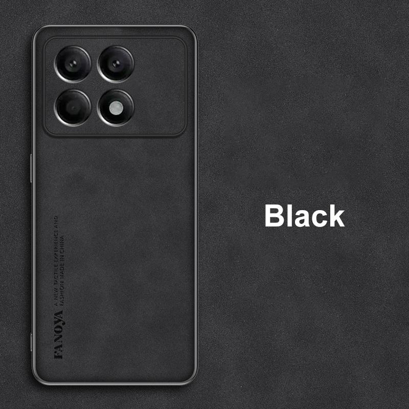 Для Poco X6 Pro 5G Чехол Роскошный Кожаный Чехол для Телефона Для Xiaomi PocoX6 Pro X6Pro Redmi K70E Задняя Крышка Силиконовая Полная Защита