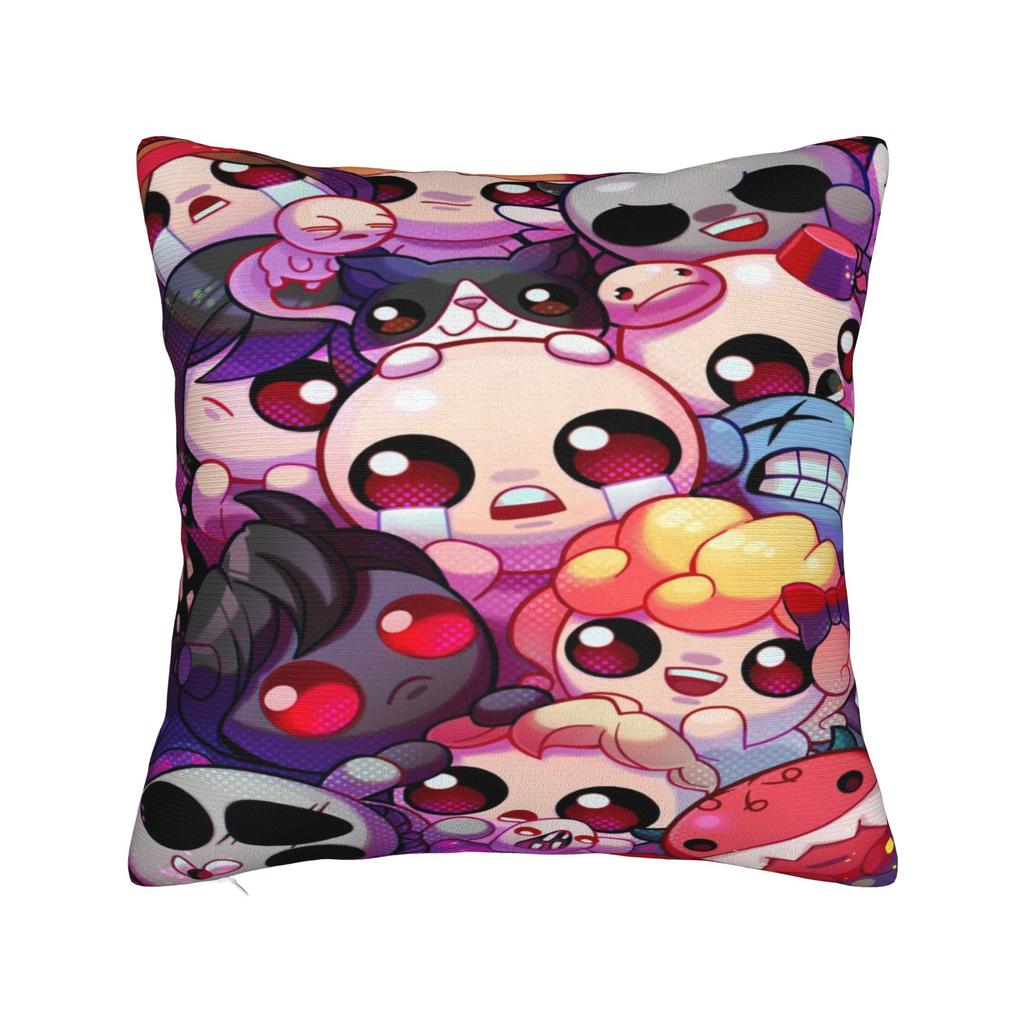 The Binding of Isaac Pillowcases Product Soft Cushion Cover Pillow Covers Car Decor Zipper Multiple Sizes