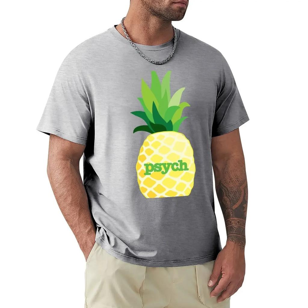 Psych TV- Pineapple T-Shirt customs oversized workout shirts for