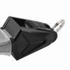 Professional Coach Whistle Coreless Match Whistle Set for School Outdoor Sports with Toothguard and Lanyard Black