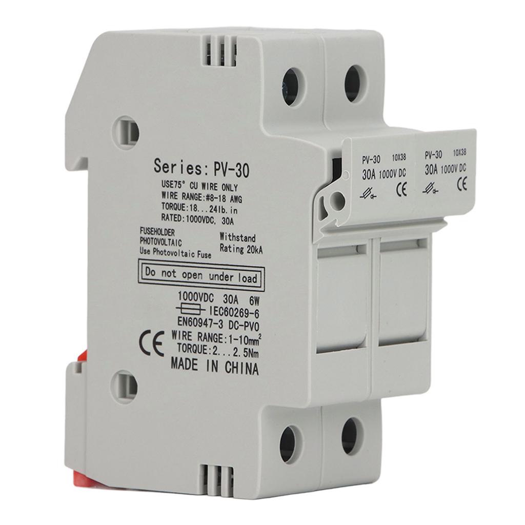 Держатель предохранителя Miniget 2 полюса 10A защитный корпус ABS фотоэлектрический держатель предохранителя база для защиты