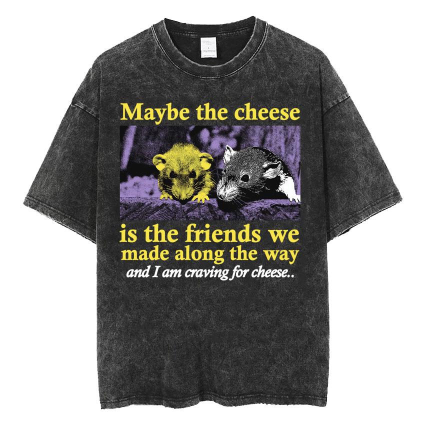 Ужасы бесконечны, но я остаюсь глупым футболка смешная в японском стиле лягушка ретро выстиранная футболка мужские футболки оверсайз топы