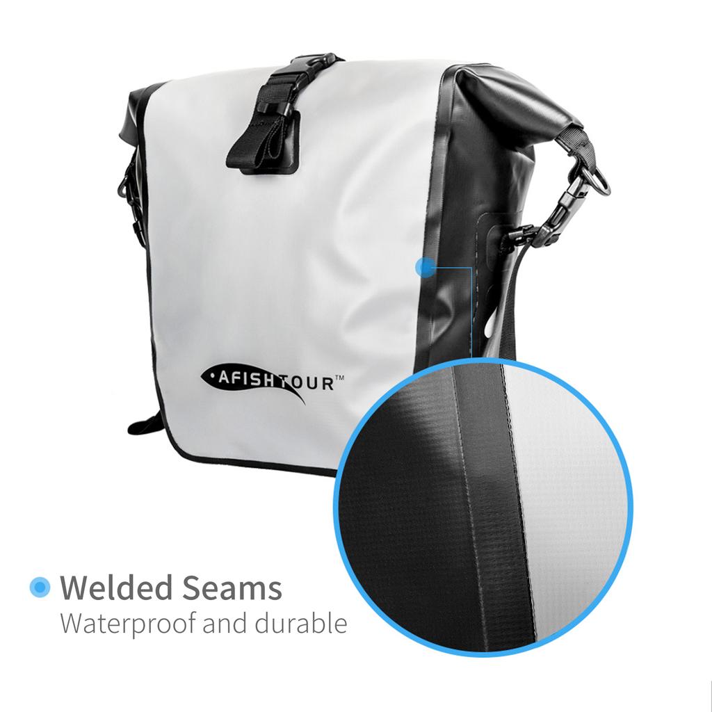 15L 25L Cycle Trunk Bag Waterproof Bicycle Rear Rack Bag Rear Seat Bag Bike Pannier Bag Pack Travel Touring Grocery Bag