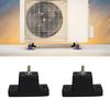 4pcs Air Conditioning External Unit Anti Shake Cushions, Robusts Rubber Dampers for Residential and Commercial Buildings