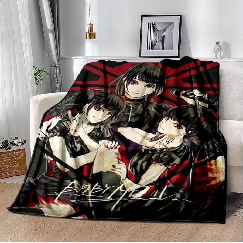 Pop Metal Band Throws Blanket for Kids Couch Sofa Travel Home Picnic Hiking Bed Beding Super Soft Flannel Blanket birthday gift