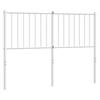 Vidaxl Metalowe Wezgłowie, Białe, 120 Cm
