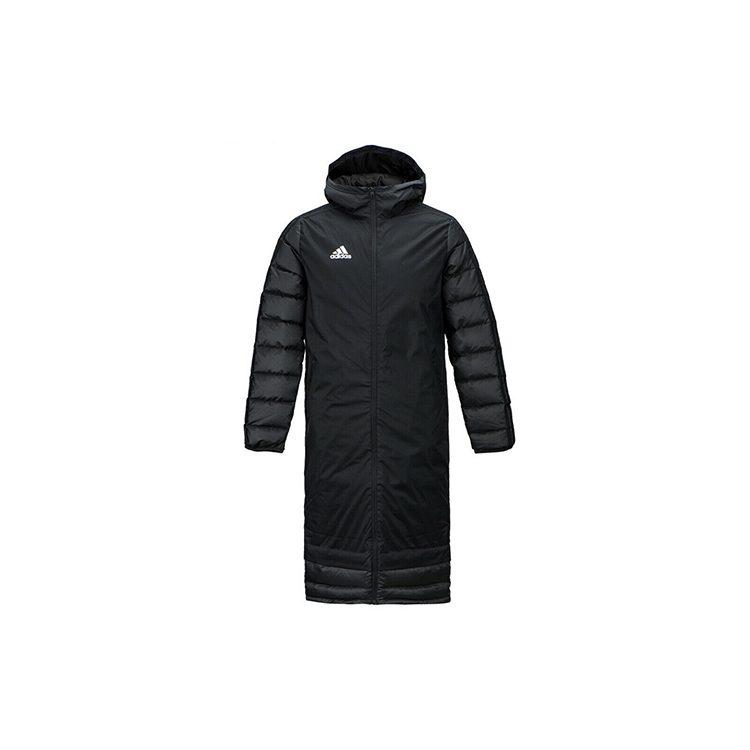 adidas Мужские пуховики Черные с капюшоном Утепленные Другие BQ6590