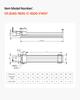 VEVOR Linear Guide, 1000 mm Stroke Work Size, Ball Screw Motion CNC Linear Guide Stage Actuator, Motorized Nema 23 Stepper Motor, High Precision