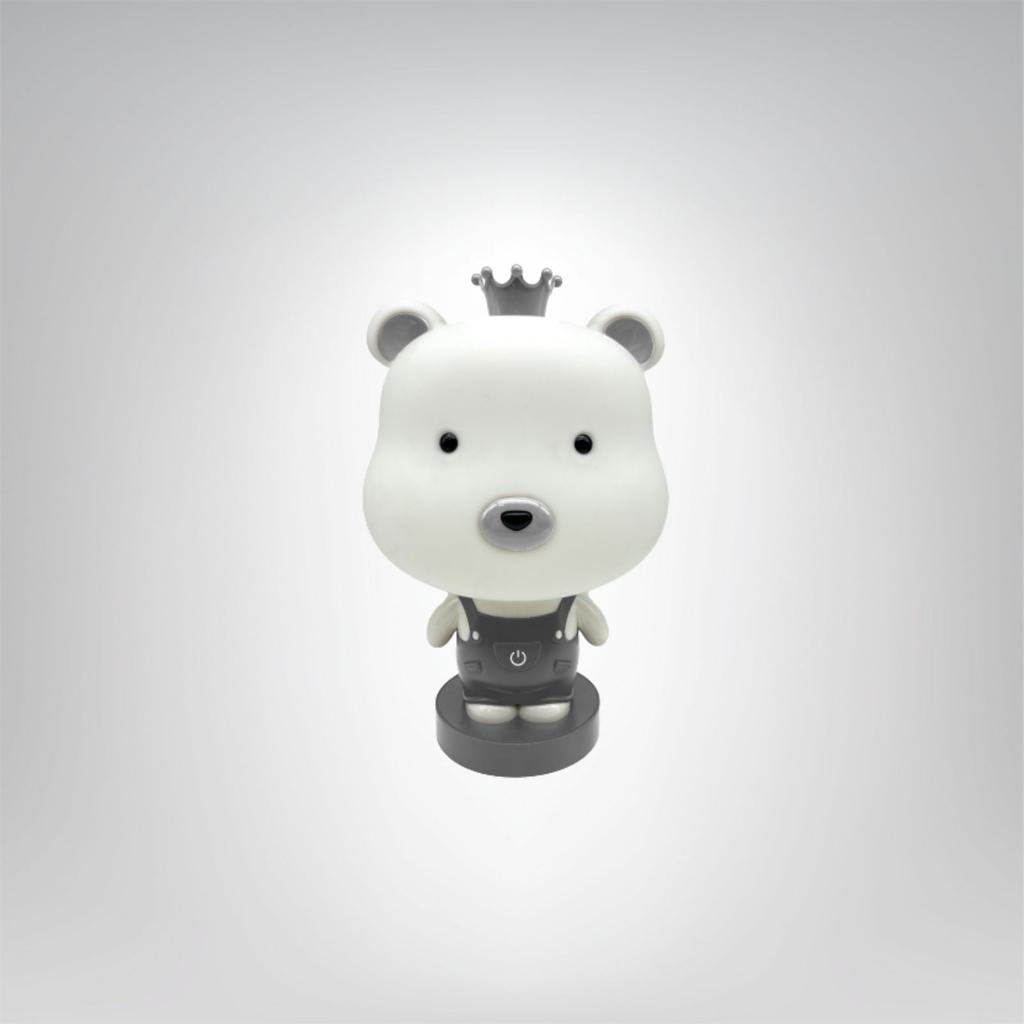 Teddy Bear LED Decorative Lamp - Gray