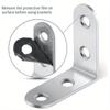 20шт угловая скоба из нержавеющей стали L-образный кронштейн прямоугольный кронштейн шарнирный кронштейн