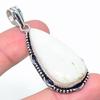 Natural Fascinating Orange Scolecite 925 Sterling Silver Pendant 2.32" G7m46