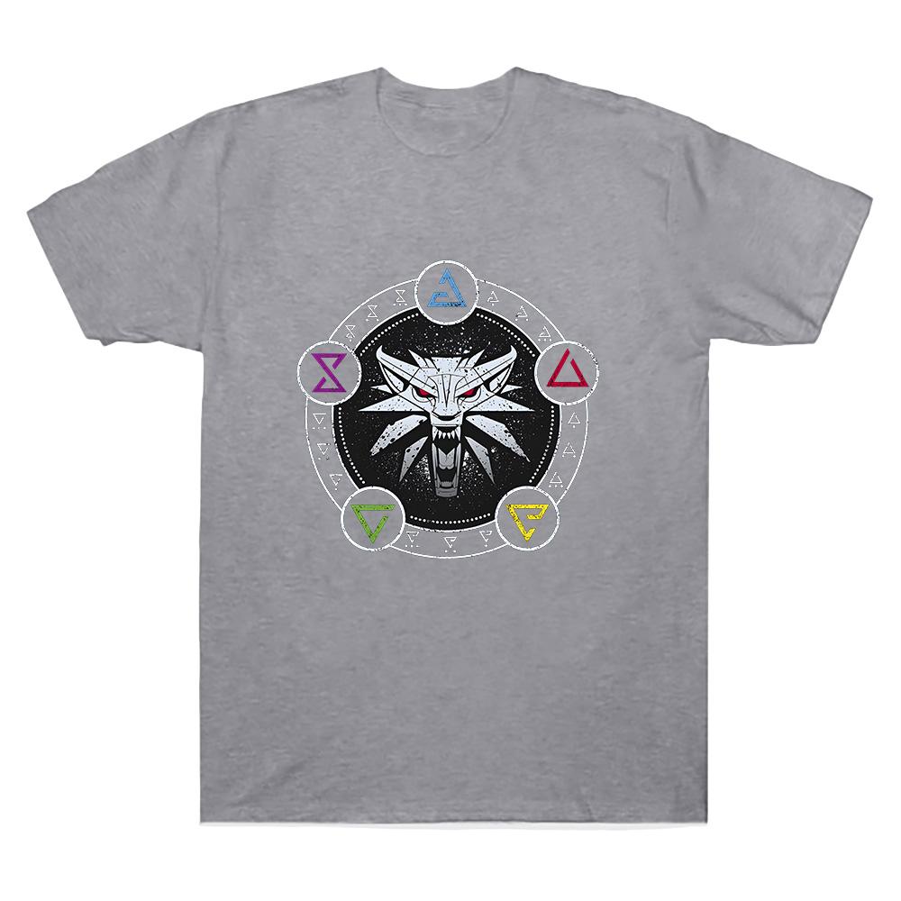 The Witcher Wild Hunt summer T Shirts High Quality 100%Cotton Breathable T-shirts Harajuku Graphic Print Clothing Women Men Loose Tops Anime T-shirt