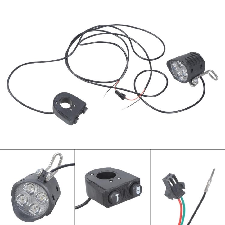 Передний светодиодный фонарь с сигналом для электровелосипеда, ударопрочный и водонепроницаемый