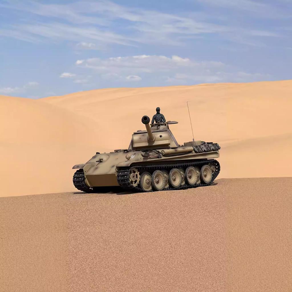 Kubingke Henglong 3879-1 Немецкий танк Леопард 1/16 электрический с дистанционным управлением модель основного боевого танка.