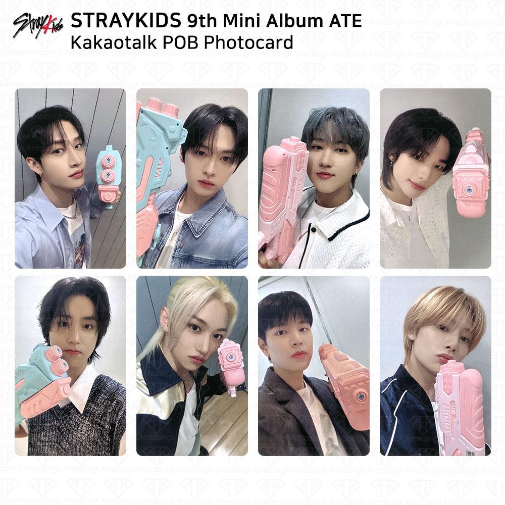 Stray Kids 9-й мини-альбом ATE POB Photocard AppleMusic Aladin Withmuu SKZ KPOP