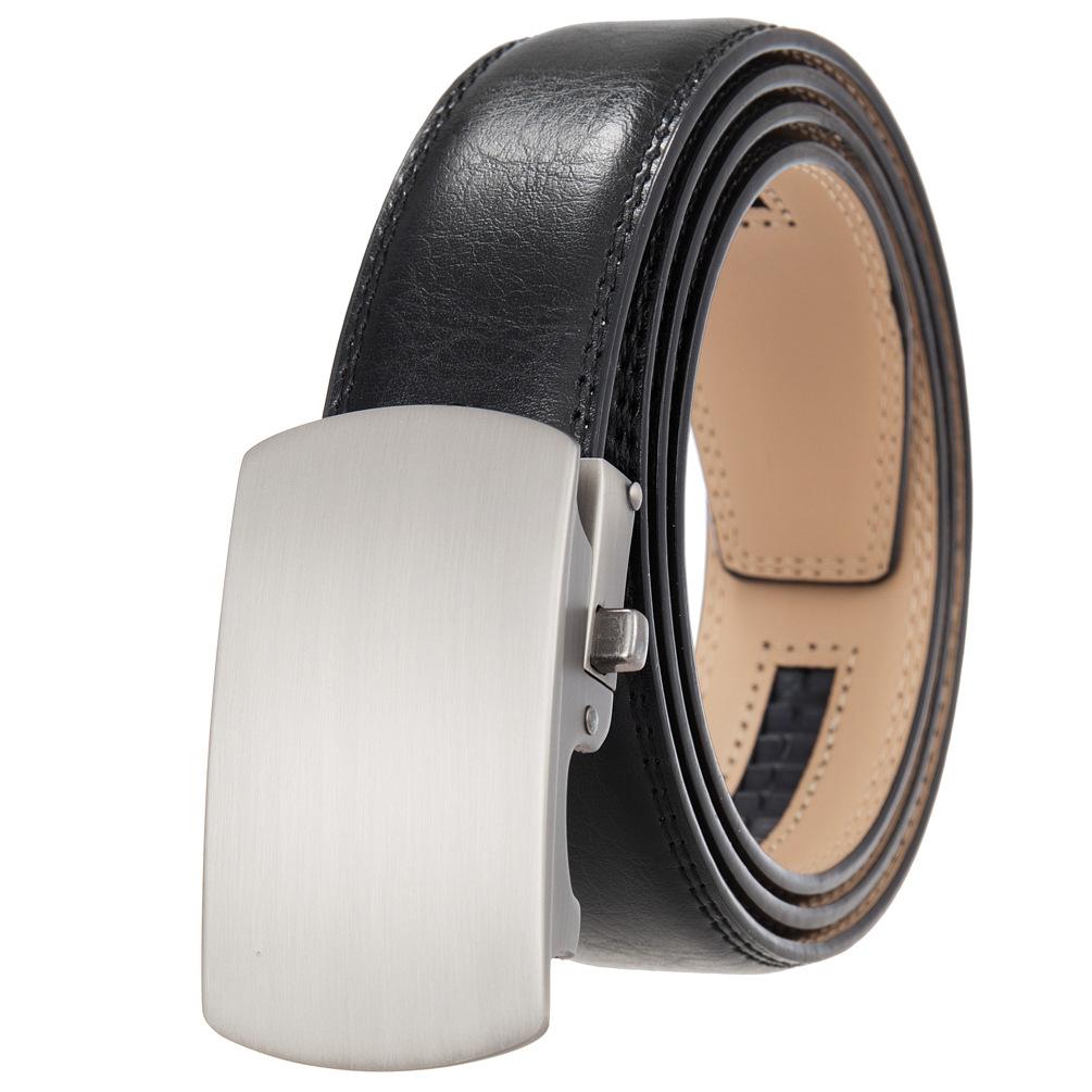 1 шт. Мужской универсальный ремень из двухслойной коровьей кожи, автоматическая пряжка Ly36-31957-1