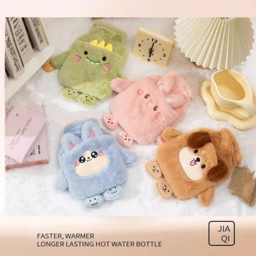Explosion-Proof Design Hot Water Bottle Plush Cover Hand Warmer Belly Warmer Hand Feet Warming