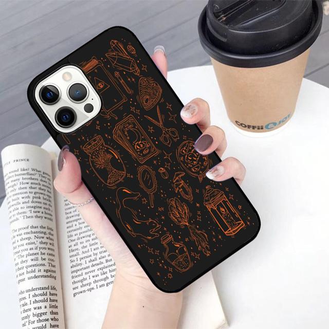 Чехол для телефона с изображением ведьмы и колдовства для iPhone 17 Air 16 15 14 Plus apple 16 11 12 13 Pro Max coque