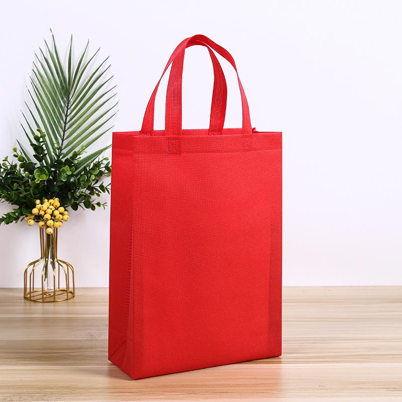 10pcs Colorful Party Favor Bags for Birthday Party Valentine Goodie Pocket Shopping Supplie Non-Woven Tote Reusable Gift Pouches Eco-friendly Bag