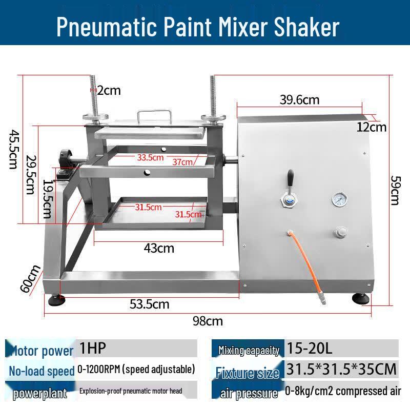 Pneumatic Paint Mixing & Lifting Agitator