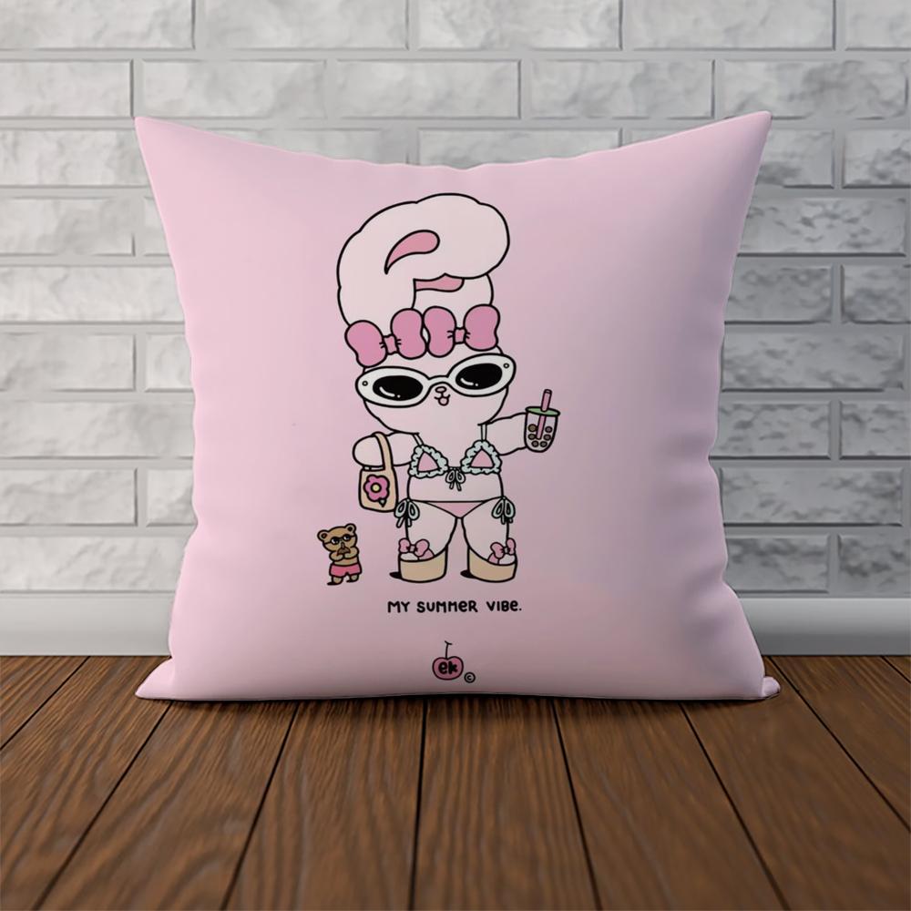 Cute EEsther Bunny Pillow Case For Car Sofa Decorative Home Doublesided Print Plush Square Throw Pillow Cushion Cover