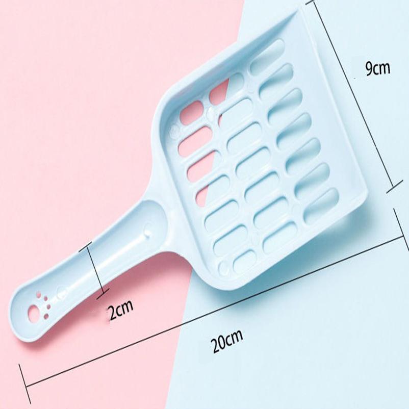 Новая лопатка для уборки кошачьего туалета, цвет Candy, привлекательный внешний вид, горизонтальная ручка, лопатка для уборки кошачьего туалета, принадлежности для уборки кошек