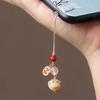 Diy Decoration Cat Paw Phone Strap Anti-Lost Hang Ornament Pendant Girl Women Keychain Hanging Lucky Cat Charm Lanyard